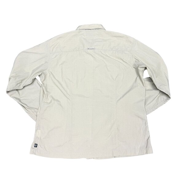 Women's COLUMBIA Performance Gear Long‎ Sleeve Tan Shirt- Size Large - Picture 2 of 11